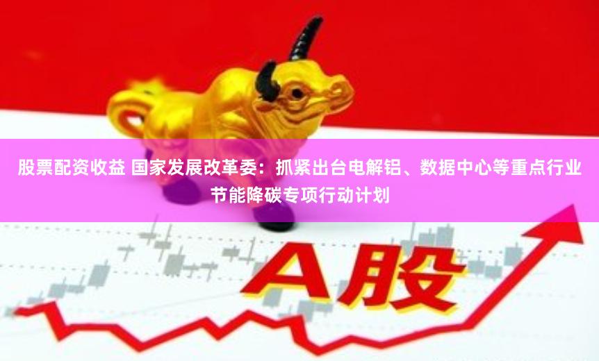 股票配资收益 国家发展改革委：抓紧出台电解铝、数据中心等重点行业节能降碳专项行动计划